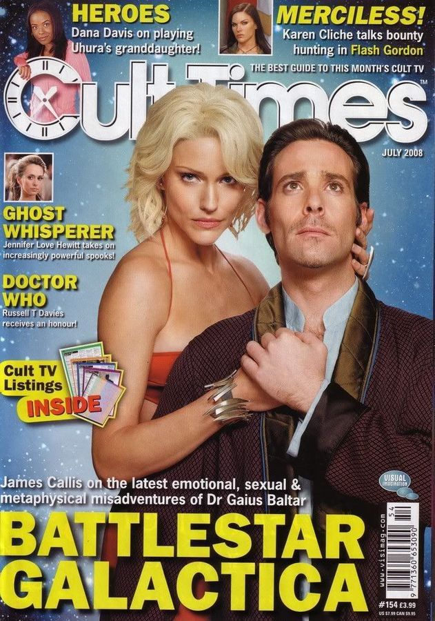 CULT TIMES magazine side cover Issue 154 July 2008
