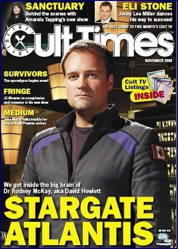 CULT TIMES magazine side cover Issue 158 November 2008