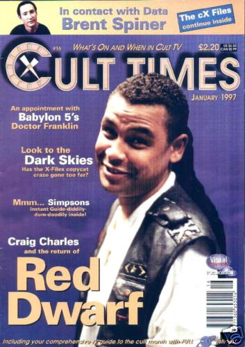 CULT TIMES magazine side cover Issue 16 January 1997