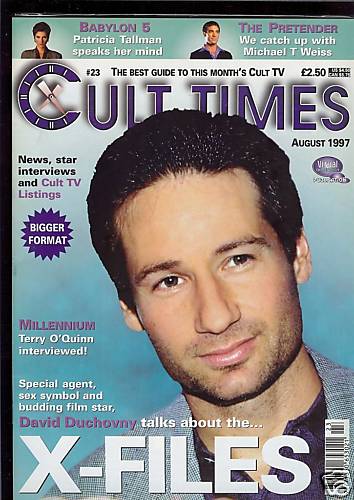 CULT TIMES magazine side cover Issue 23 August 1997