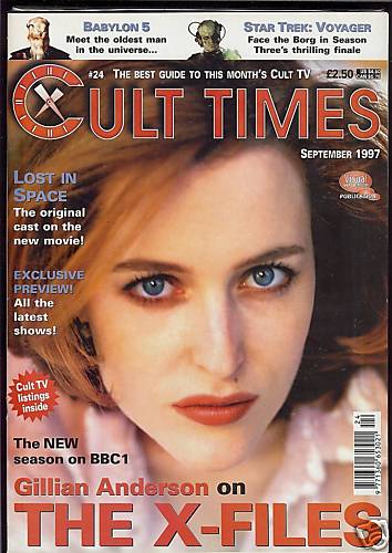 CULT TIMES magazine side cover Issue 24 September 1997