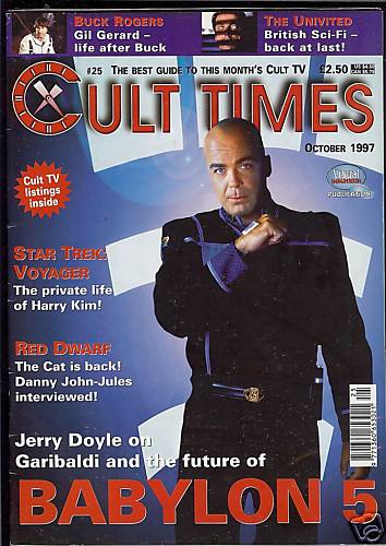 CULT TIMES magazine side cover Issue 25 October 1997
