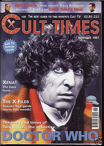 CULT TIMES magazine side cover Issue 26 November 1997