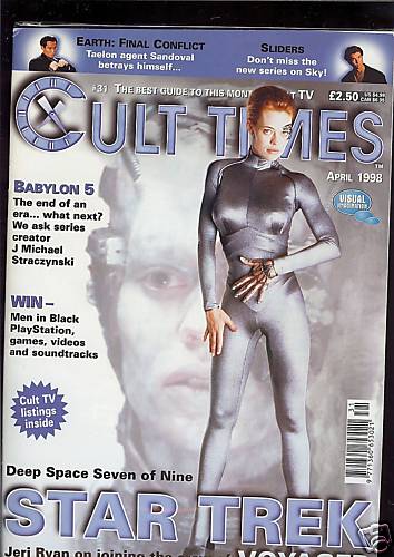 CULT TIMES magazine side cover Issue 31 April 1998