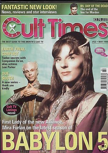 CULT TIMES magazine side cover Issue 32 May 1998