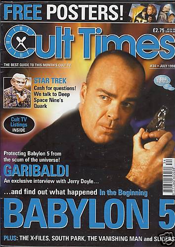 CULT TIMES magazine side cover Issue 34 July 1998