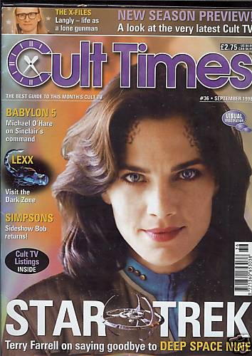 CULT TIMES magazine side cover Issue 36 September 1998