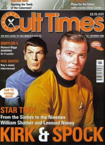 CULT TIMES magazine side cover Issue 37 October 1998