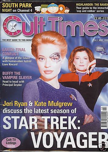 CULT TIMES magazine side cover Issue 44 May 1999