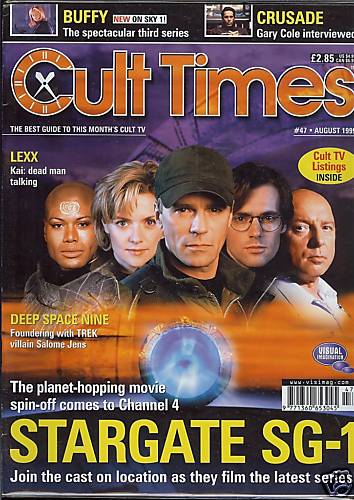 CULT TIMES magazine side cover Issue 47 August 1999