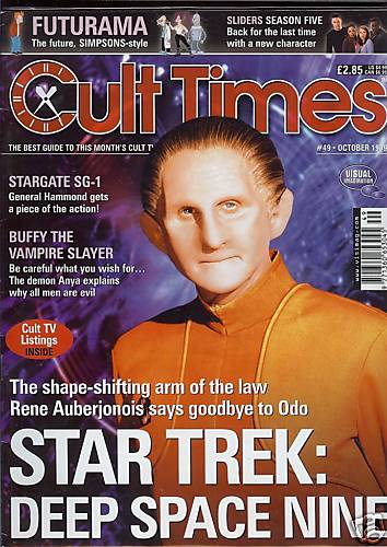 CULT TIMES magazine side cover Issue 49 October 1999
