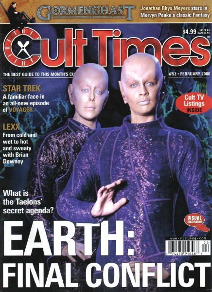 CULT TIMES magazine side cover Issue 53 February 2000
