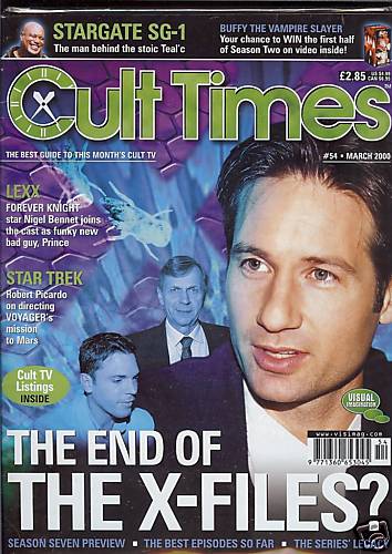 CULT TIMES magazine side cover Issue 54 March 2000