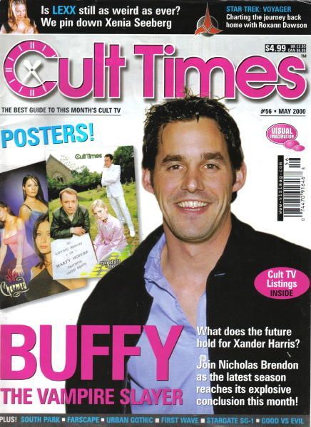 CULT TIMES magazine side cover Issue 56 May 2000