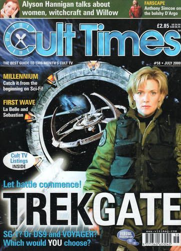CULT TIMES magazine side cover Issue 58 July 2000