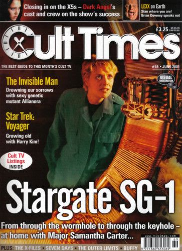 CULT TIMES magazine side cover Issue 69 June 2001