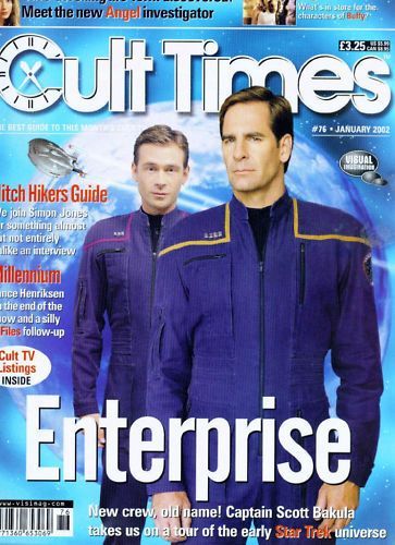 CULT TIMES magazine side cover Issue 76 January 2002
