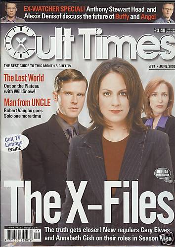 CULT TIMES magazine side cover Issue 81 June 2002