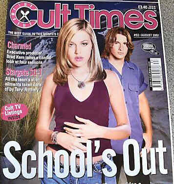 CULT TIMES magazine side cover Issue 83 August 2002