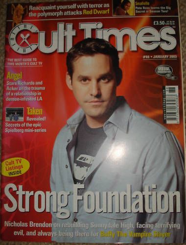CULT TIMES magazine side cover Issue 88 January 2003