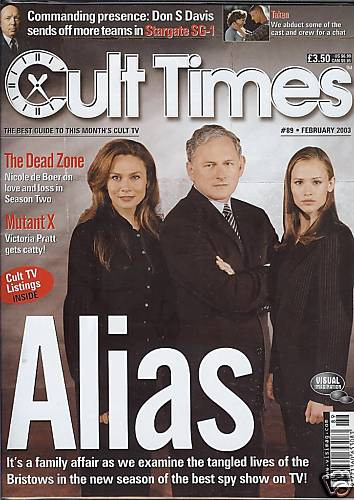 CULT TIMES magazine side cover Issue 89 February 2003