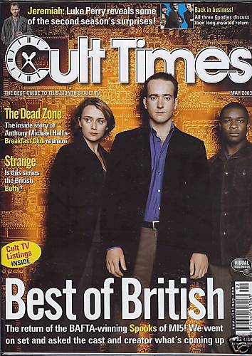 CULT TIMES magazine side cover Issue 92 May 2003