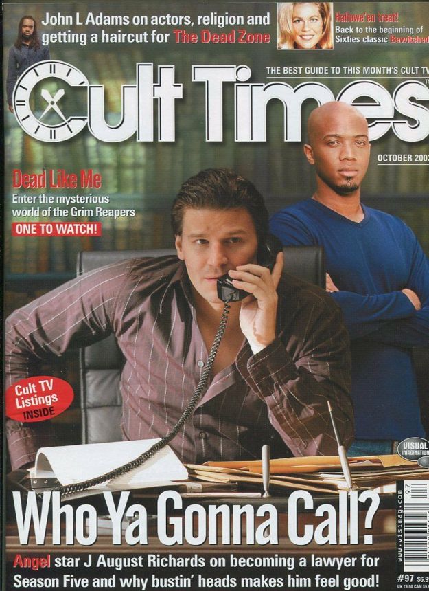 CULT TIMES magazine side cover Issue 97 October 2003