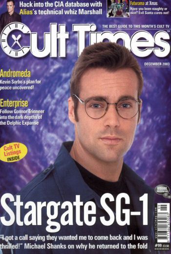 CULT TIMES magazine side cover Issue 99 December 2003