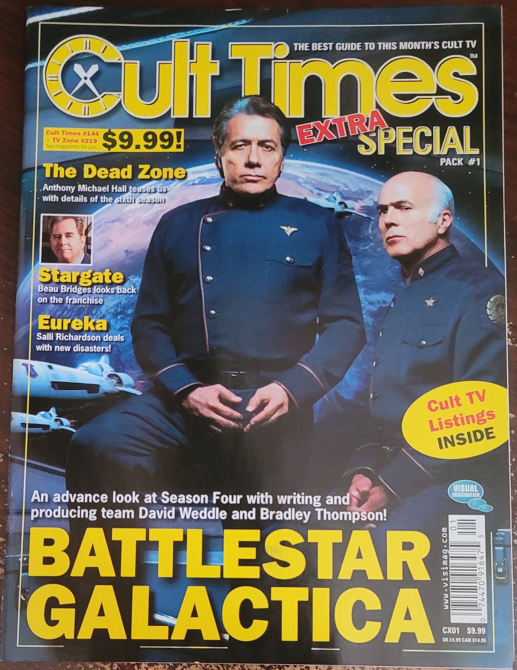 CULT TIMES magazine side cover Issue 1  Special   2008