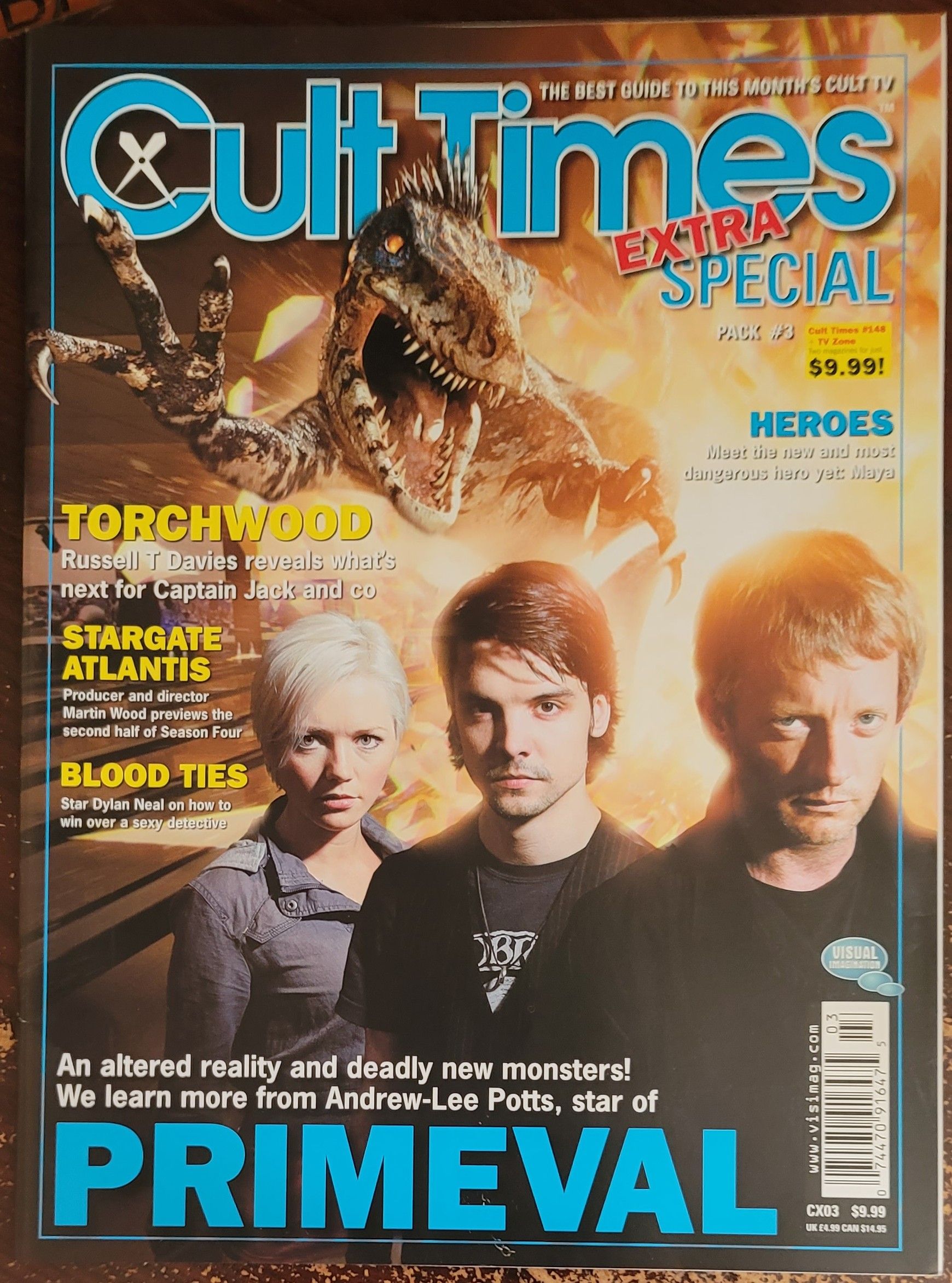 CULT TIMES magazine side cover Issue 3  Special   2008