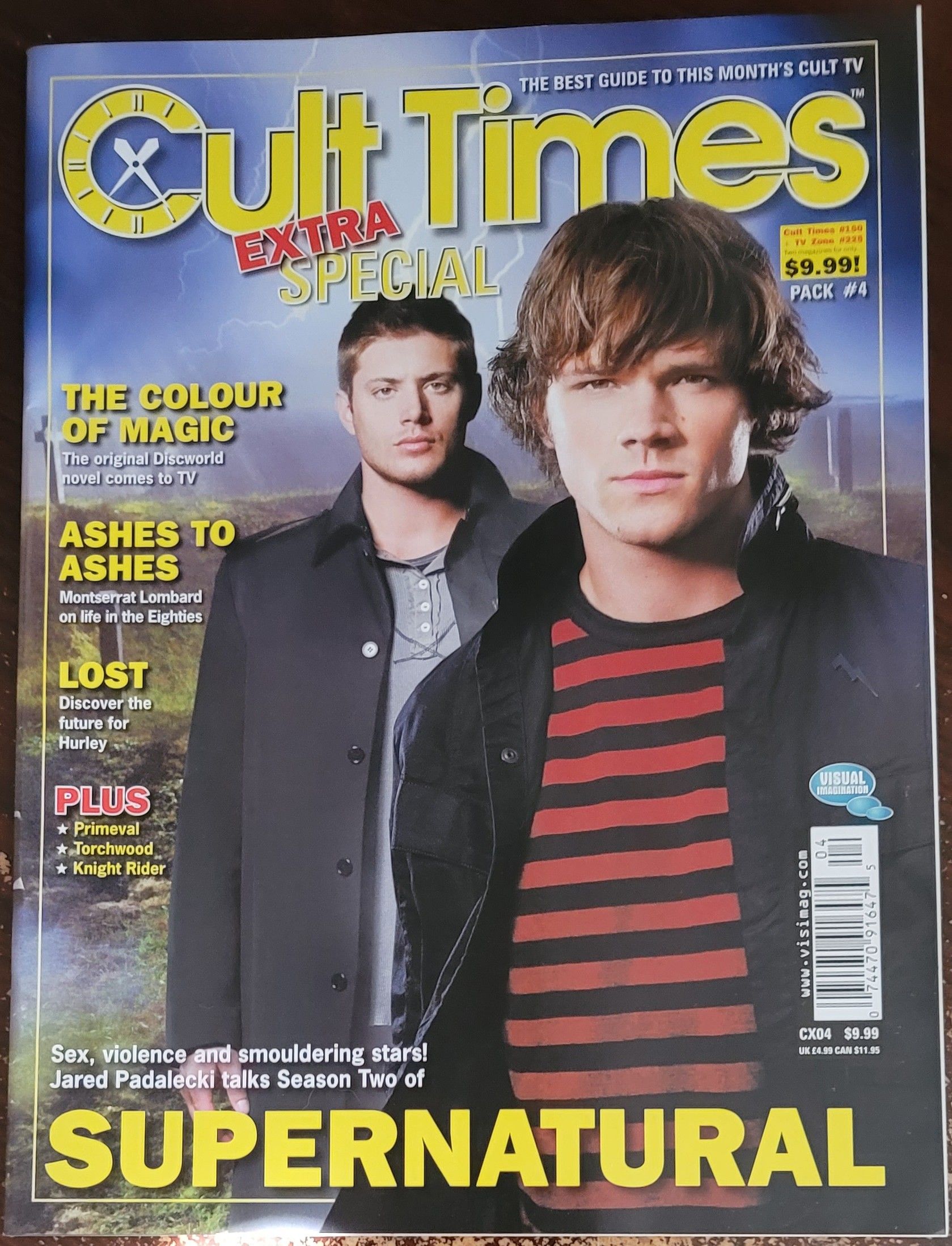 CULT TIMES magazine side cover Issue 4  Special   2008