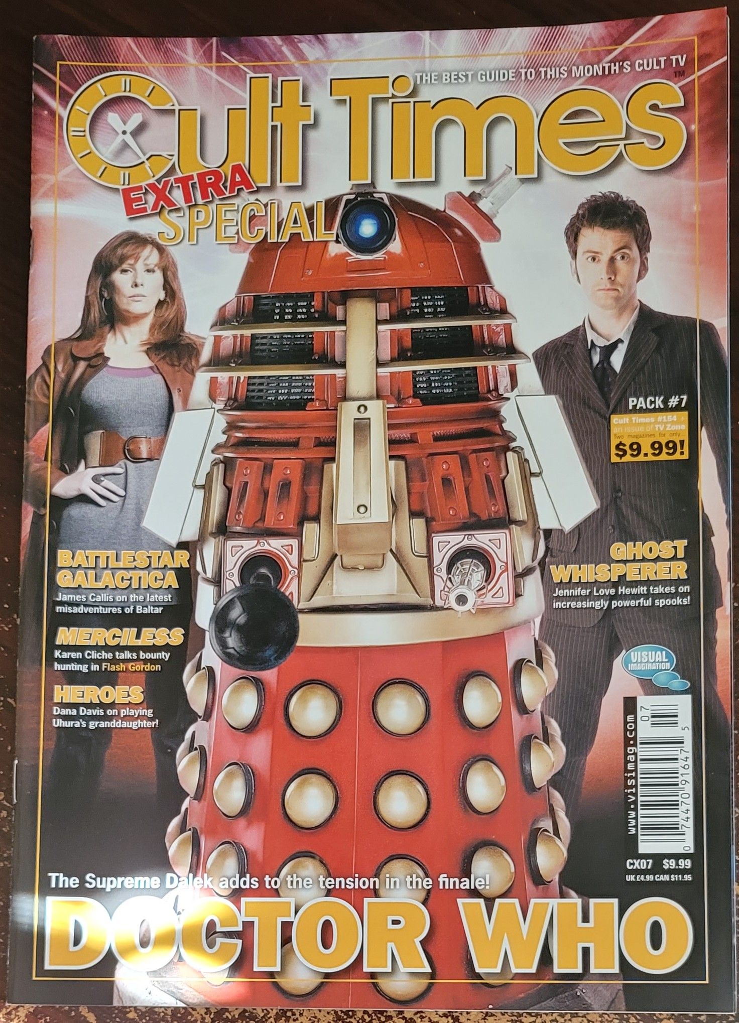 CULT TIMES magazine side cover Issue 7  Special   2008