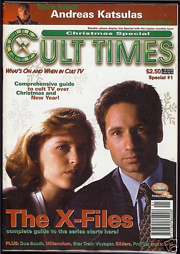 CULT TIMES magazine side cover Christmas Special #1 1995