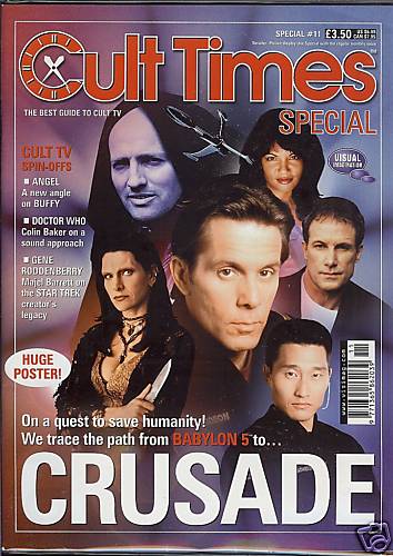 CULT TIMES magazine side cover Autumn Special #11 - Cult TV spin-offs  1999
