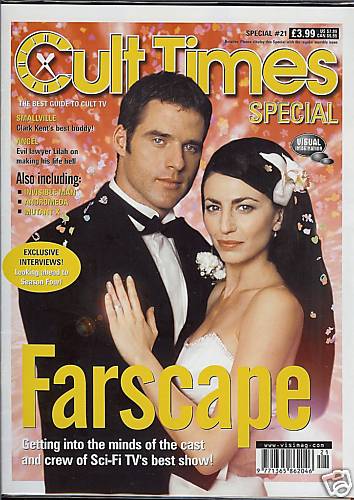 CULT TIMES magazine side cover Spring Special #21 - Farscape 2002