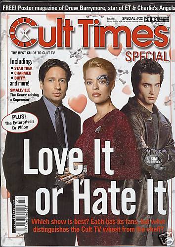 CULT TIMES magazine side cover Summer Special #22, Love It/Hate It 2002