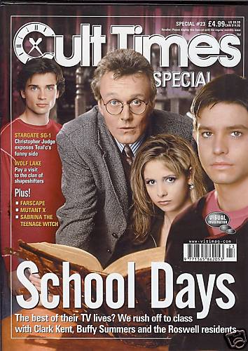 CULT TIMES magazine side cover Autumn Special #23, School Days 2002