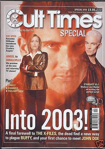 CULT TIMES magazine side cover Winter Special #24, 2002 Yearbook 2002