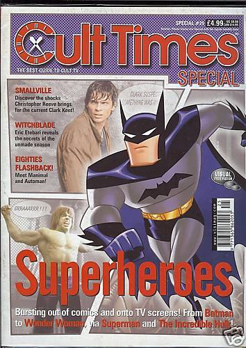 CULT TIMES magazine side cover Special #25, Superheroes 2003