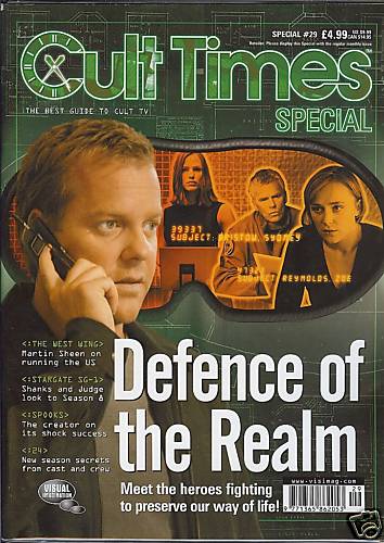 CULT TIMES magazine side cover Special #29, Defence of the Realm 2004
