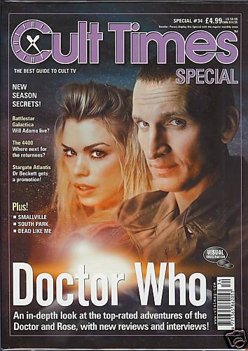 CULT TIMES magazine side cover Special #34, Doctor Who 2005