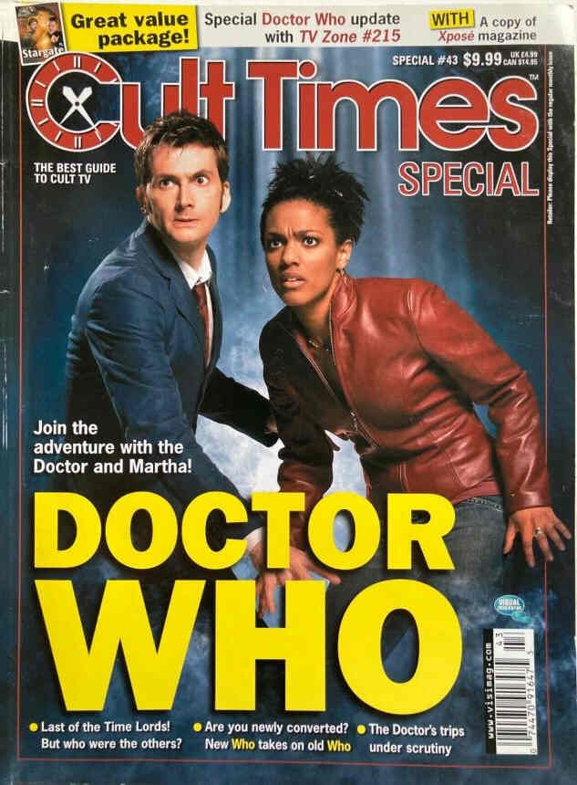 CULT TIMES magazine side cover Special #43, Doctor Who 2007