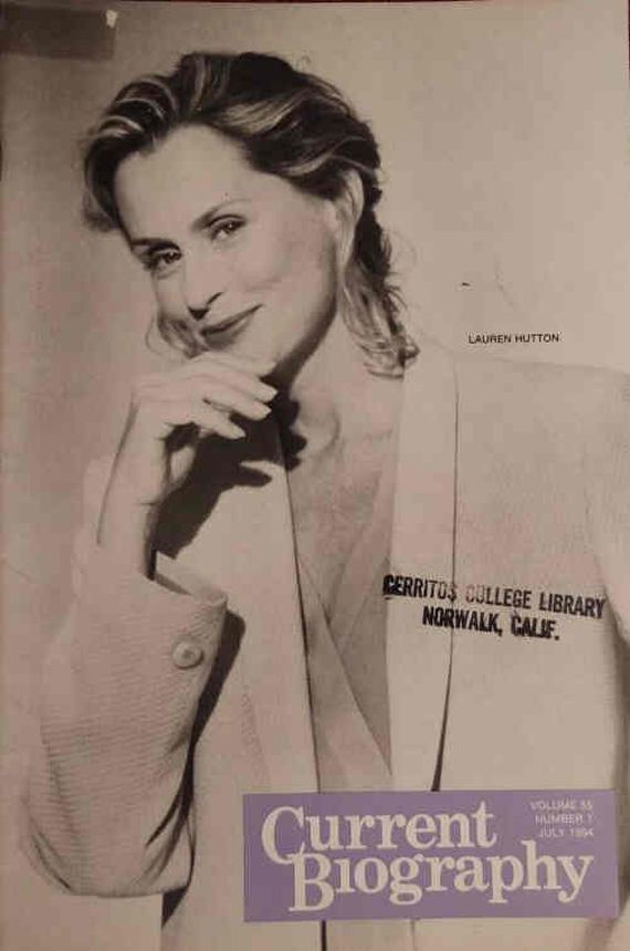 CURRENT BIOGRAPHY magazine side cover  July 1994