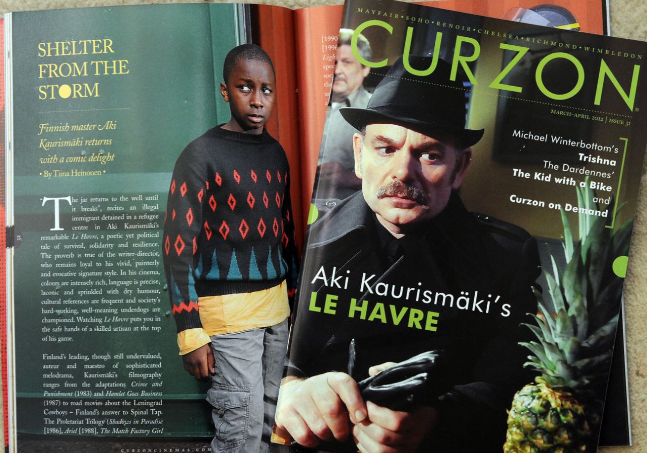 CURZON CINEMAS magazine side cover Issue 31  March/April 2012