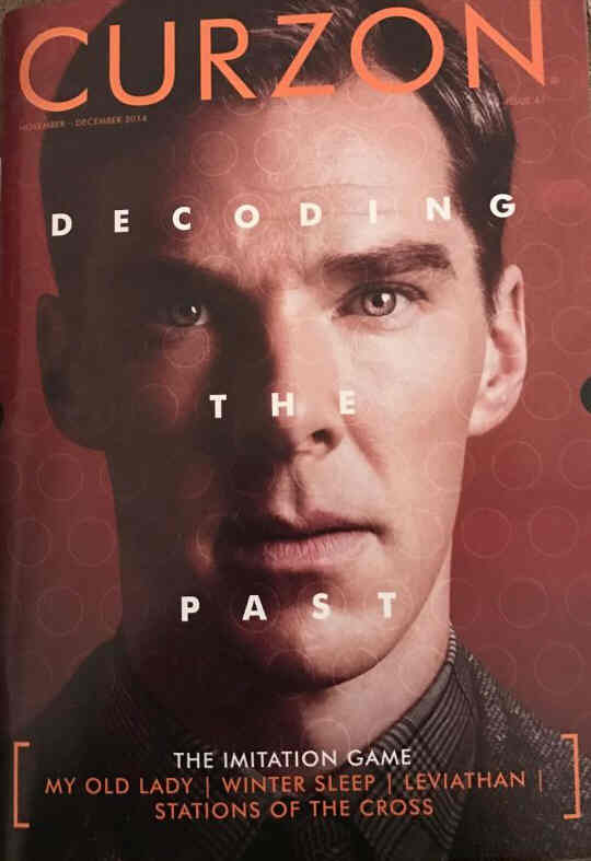 CURZON CINEMAS magazine side cover Issue 47 November/December 2014