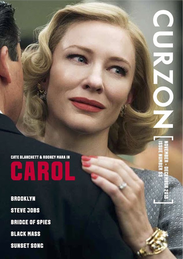 CURZON CINEMAS magazine side cover Issue 53  November/December 2015