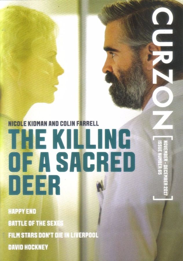 CURZON CINEMAS magazine side cover Issue 65  November/December 2017