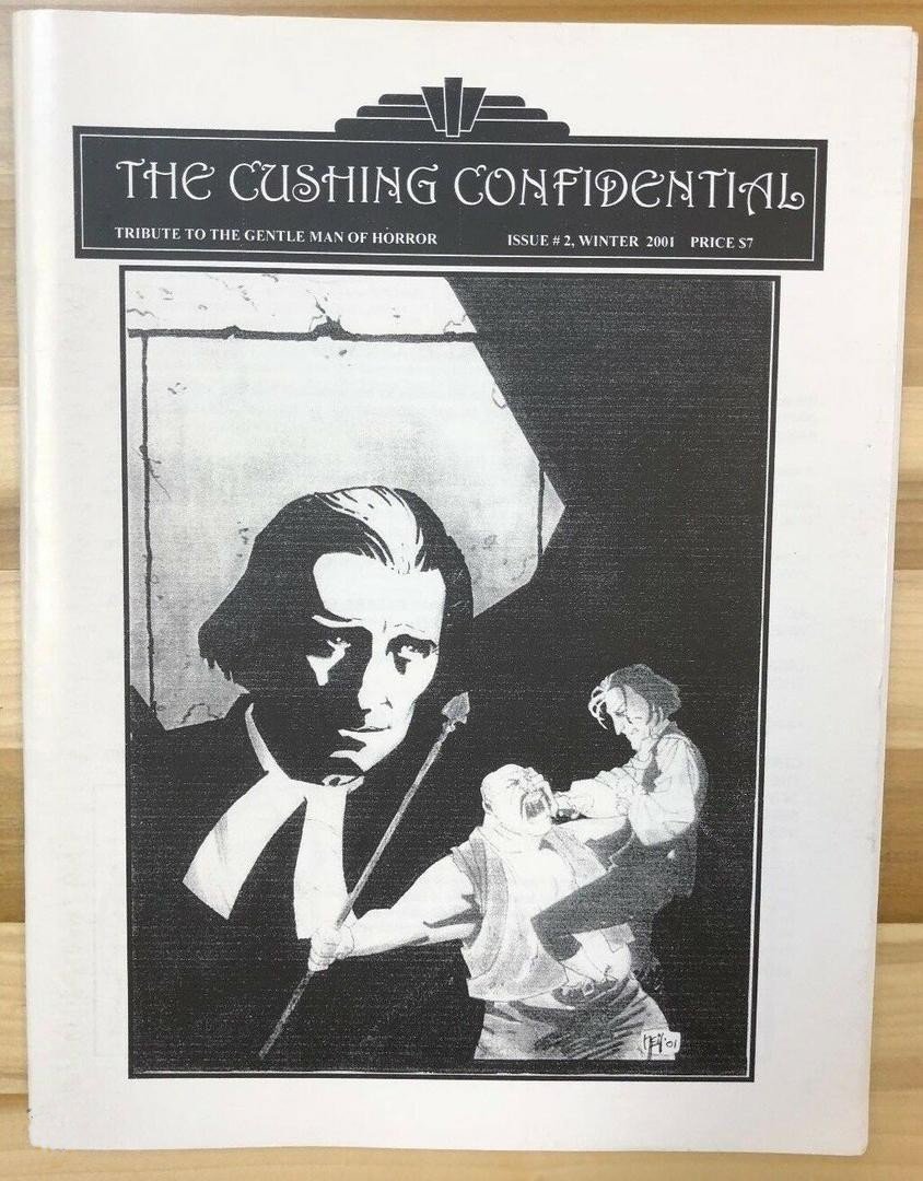 CUSHING CONFIDENTIAL magazine side cover Issue 2 Winter 2001