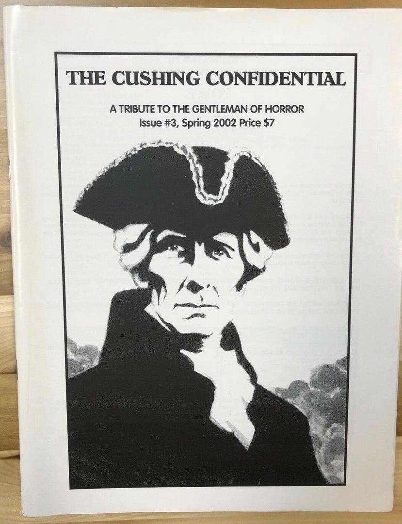 CUSHING CONFIDENTIAL magazine side cover Issue 3 Spring 2002