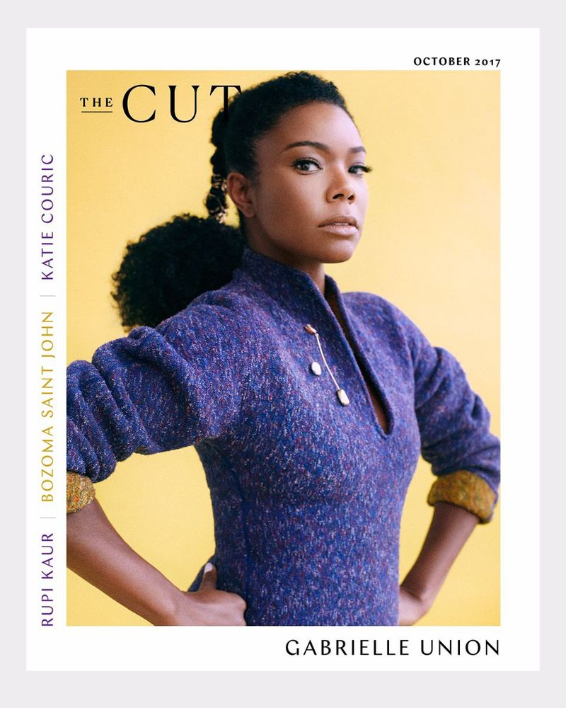 CUT (US) magazine side cover  October 2017